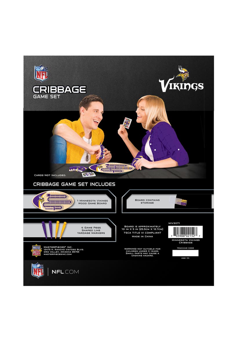 Minnesota Vikings Cribbage, Alternate, color, Multicolor