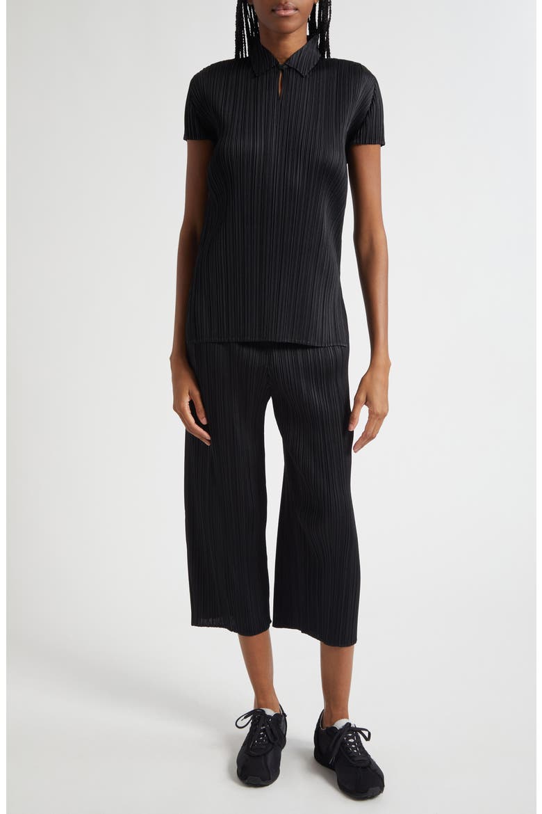 Pleats Please Issey Miyake Monthly Colors August Pleated Crop