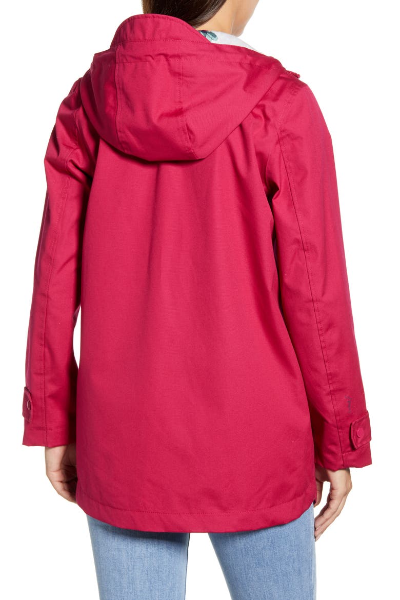 Coast Waterproof Hooded Jacket, Alternate, color, BERRY