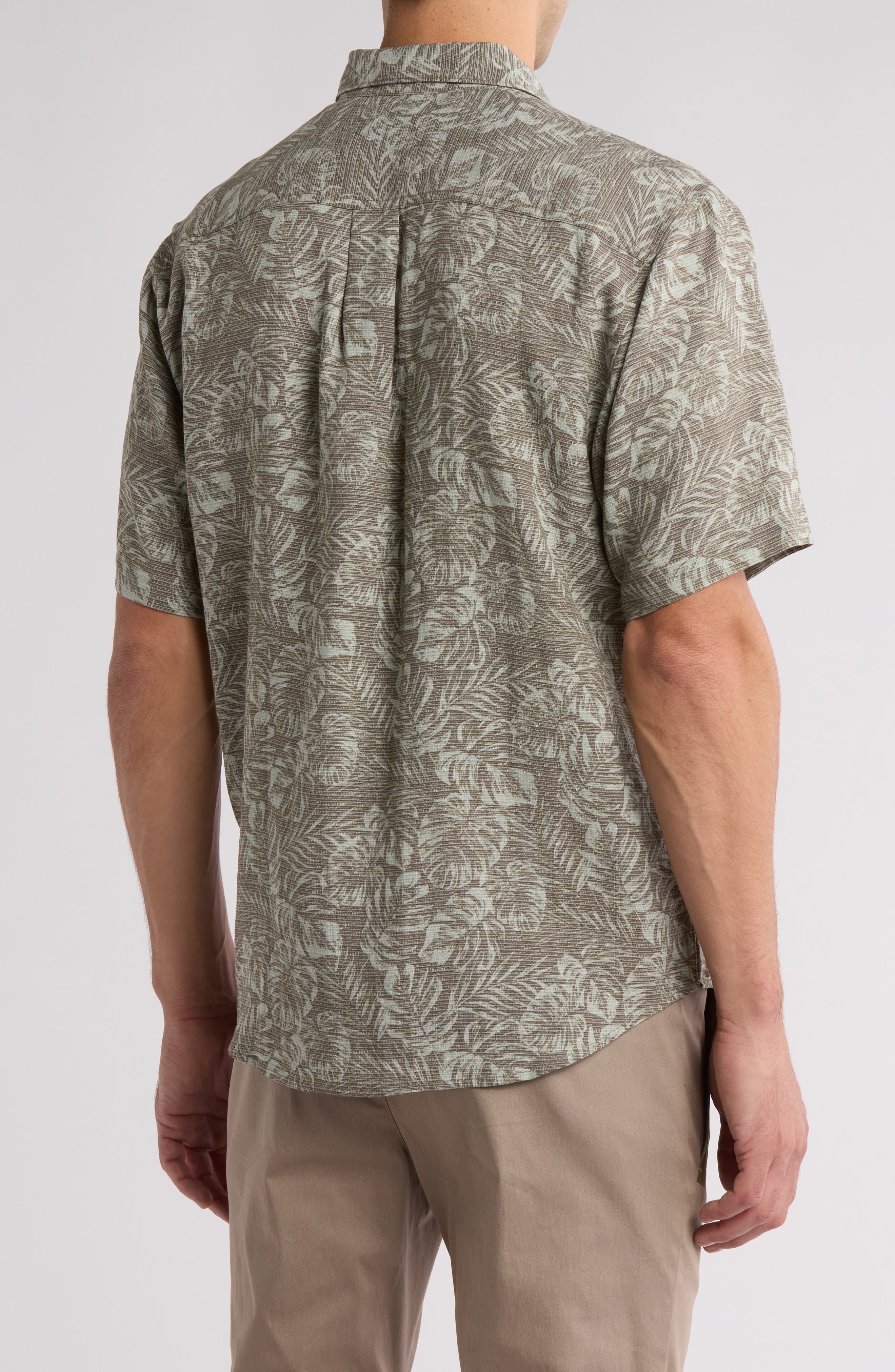Fallen Leaves Tencel Modal Blend Button-Down Shirt - image 4