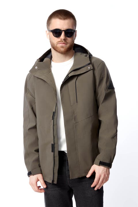 Hudson - Waterproof Hooded Rain Jacket