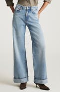 Mavi Jeans Florida Cuffed Wide Leg Jeans