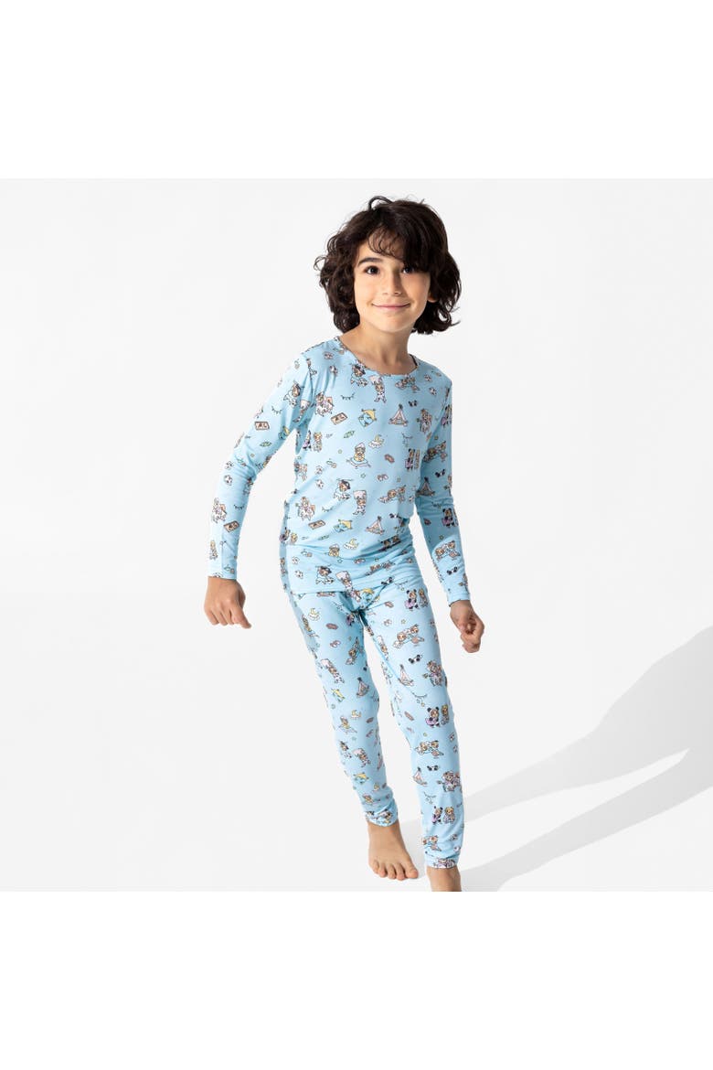 Kids' Sloth Pajama Party Set of 2 Piece Pajamas, Alternate, color, Sloth Pajama Party