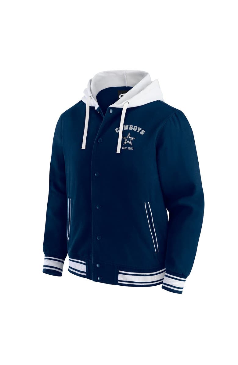 NFL X DARIUS RUCKER Men's NFL x Darius Rucker Collection by Fanatics Navy Dallas Cowboys Full-Snap Hoodie Jacket, Alternate, color, Navy