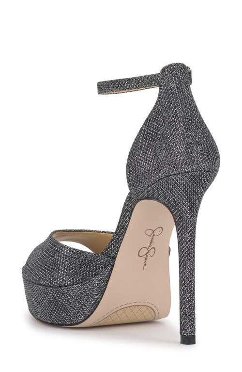 Jessica Simpson Sohilea Ankle Strap Platform Sandal In Silver