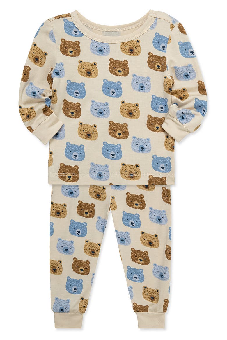 Kids' Bear 4-Piece Pajamas, Alternate, color, MULTI