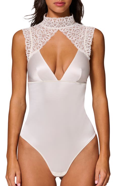 Symphonie Lace & Satin Bodysuit
