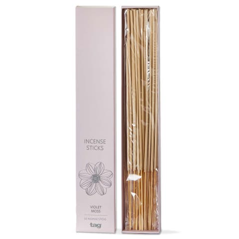 Violet Moss Incense Sticks Multicolor Air Freshener 30 Hours