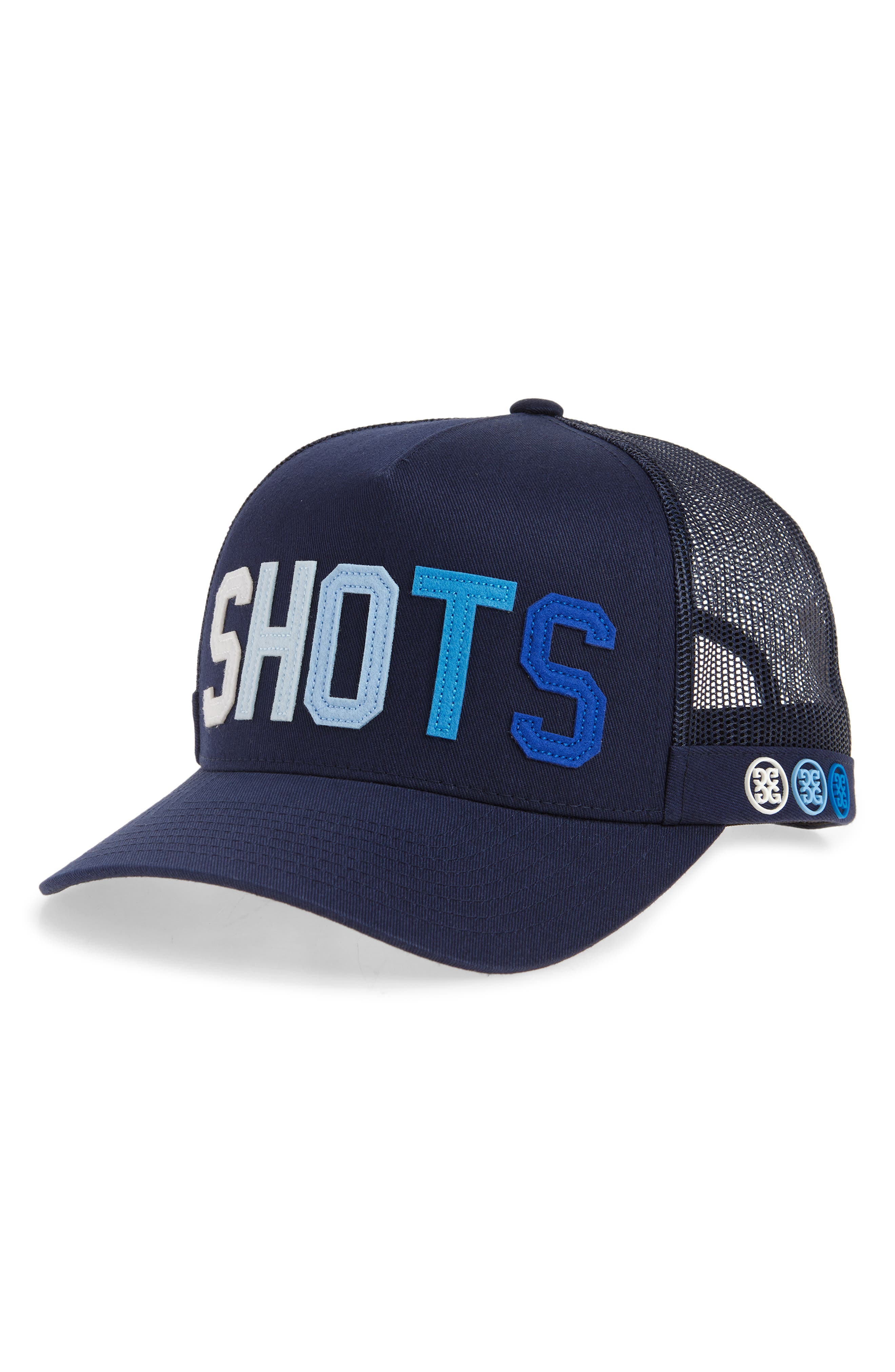 G/fore Shots Twill Trucker Hat In Twilight