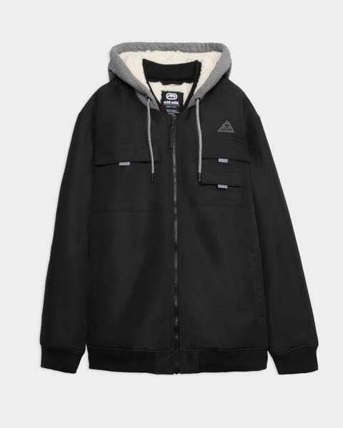 Triple threat faux shearling Bomber Jacket