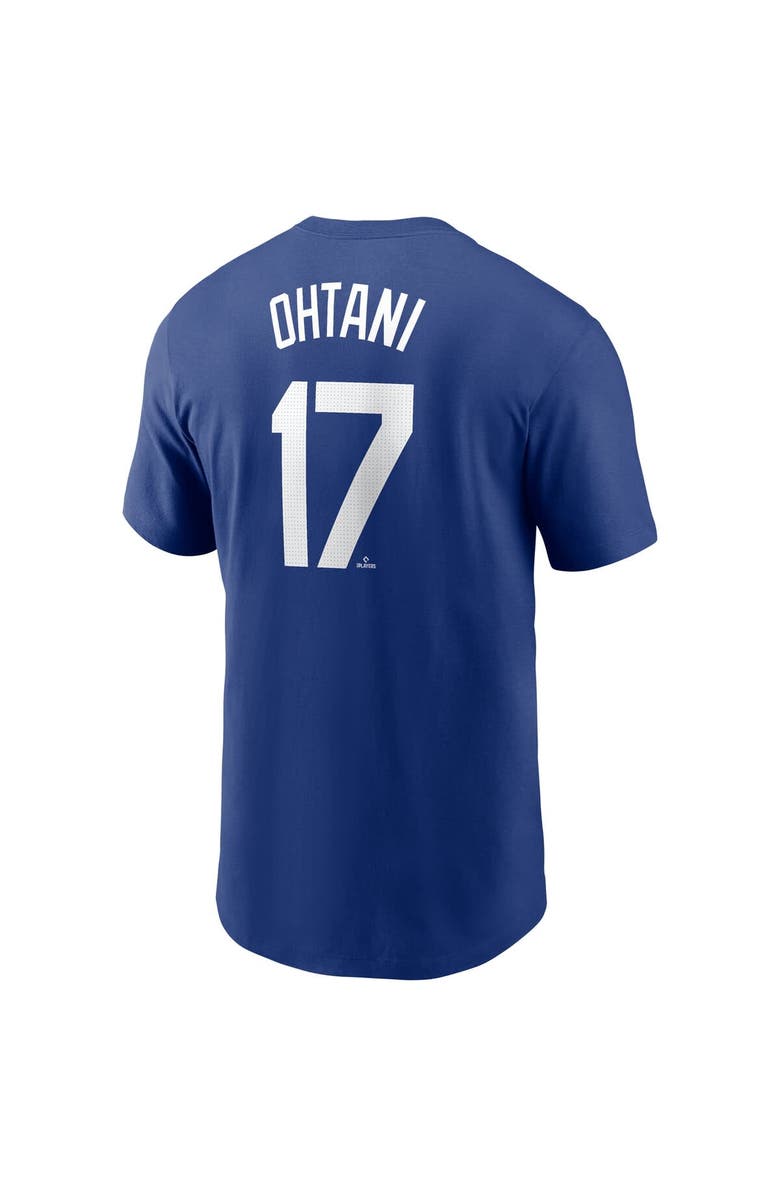 Nike Men's Nike Shohei Ohtani Royal Los Angeles Dodgers 2024 Fuse Name & Number T-Shirt, Alternate, color, Royal