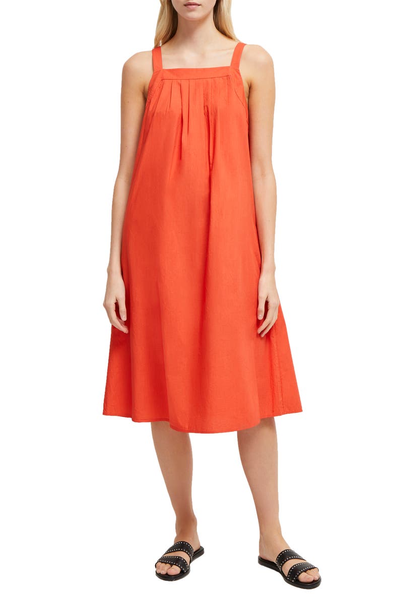 French Connection Harmony Cotton Trapeze Dress, Alternate, color, 