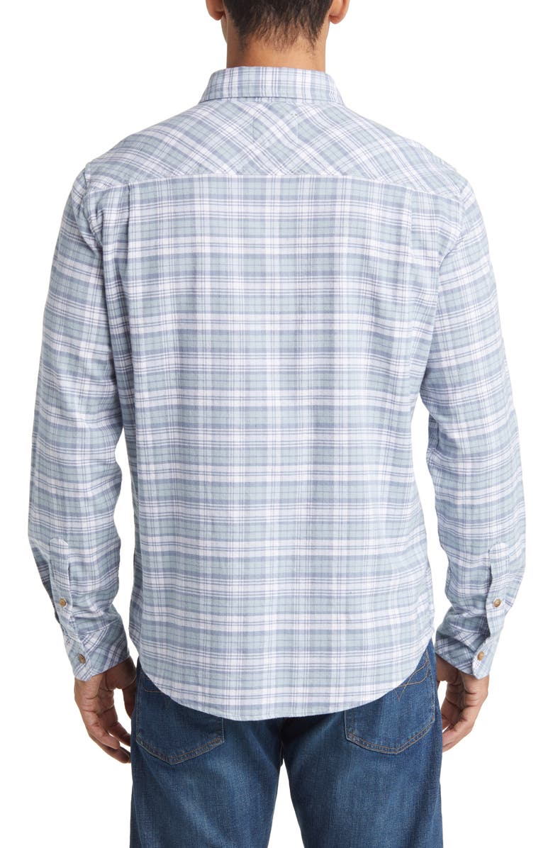 Rails Reid Plaid Stretch Flannel Button-Down Shirt, Alternate, color, 