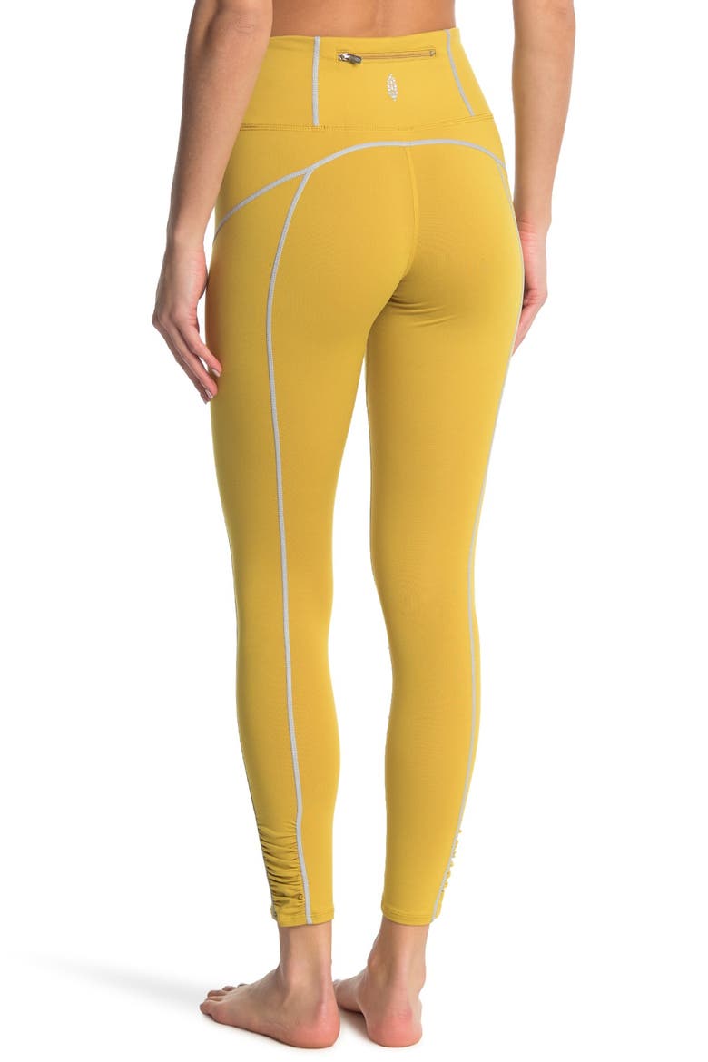Free People FP Movement You're a Peach Leggings, Alternate, color, SATURN MIST