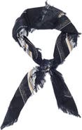 BCBGeneration Sketched Floral Cotton Square Scarf