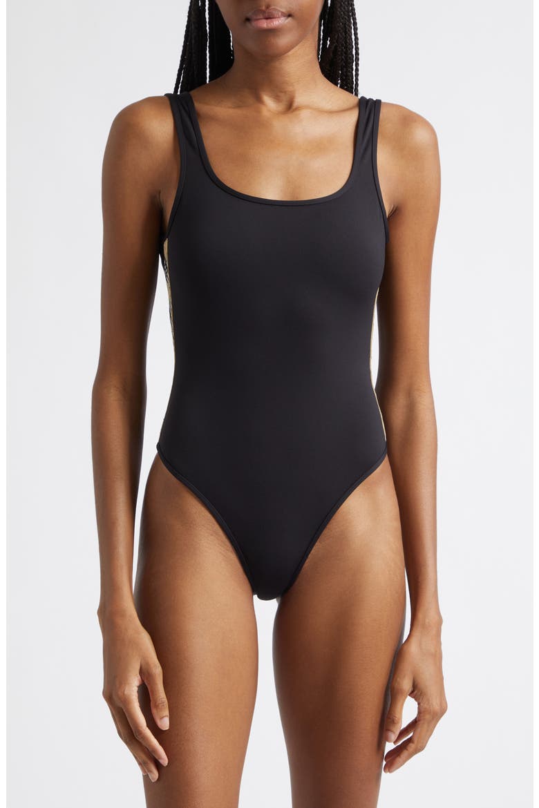Sorcha One-Piece Swimsuit, Main, color, BLACK