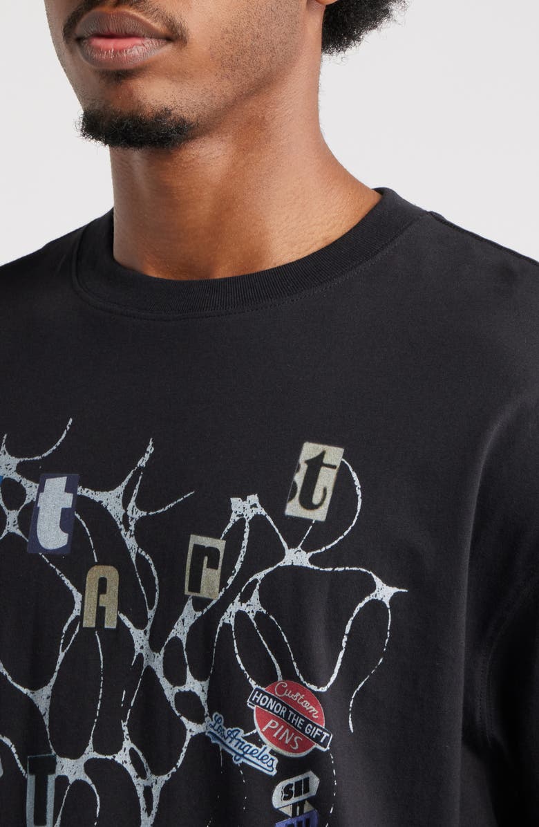 HONOR THE GIFT Start to Finish Graphic T-Shirt, Alternate, color, Black