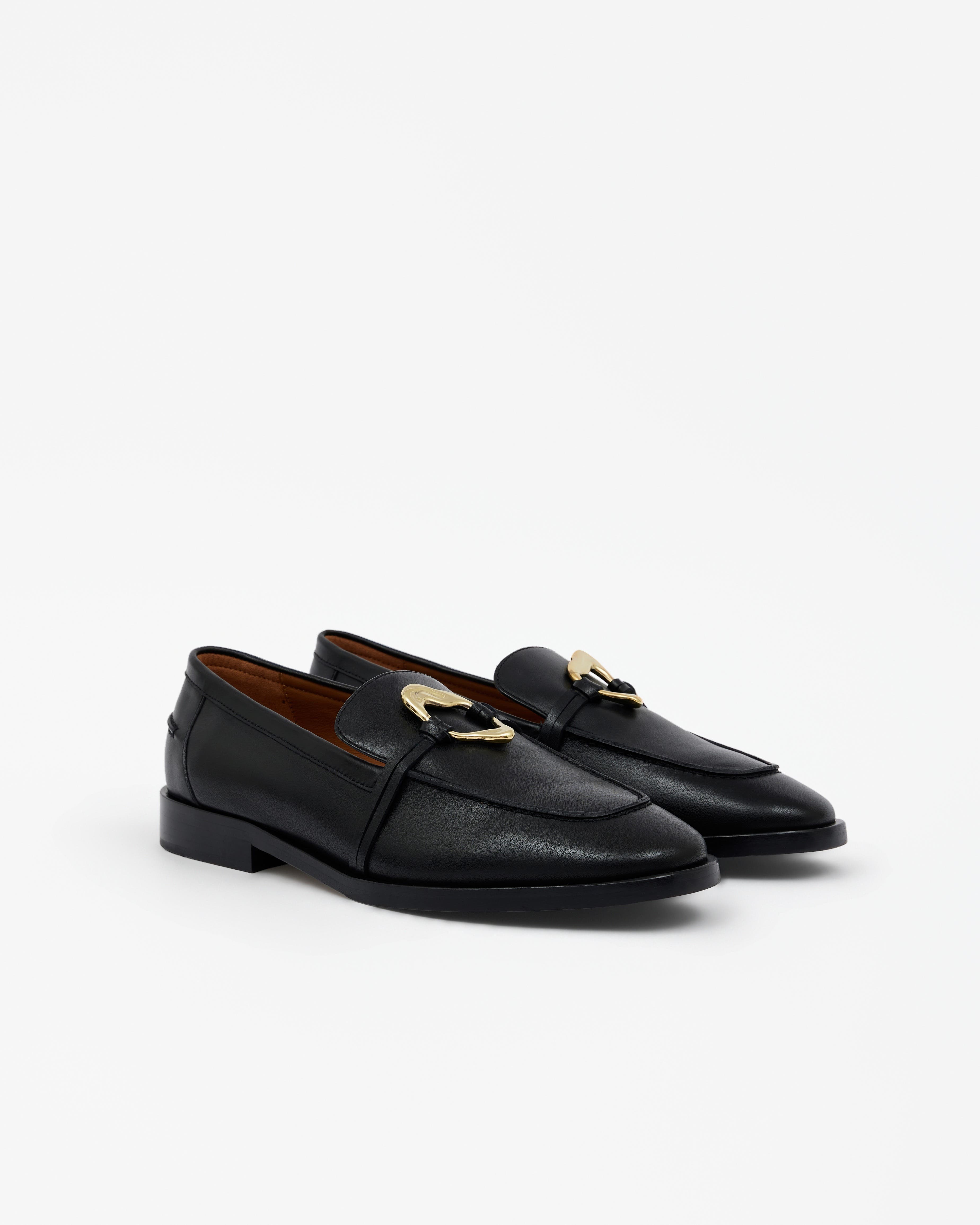 Luciano Leather Loafer, Alternate, color, Black Melt