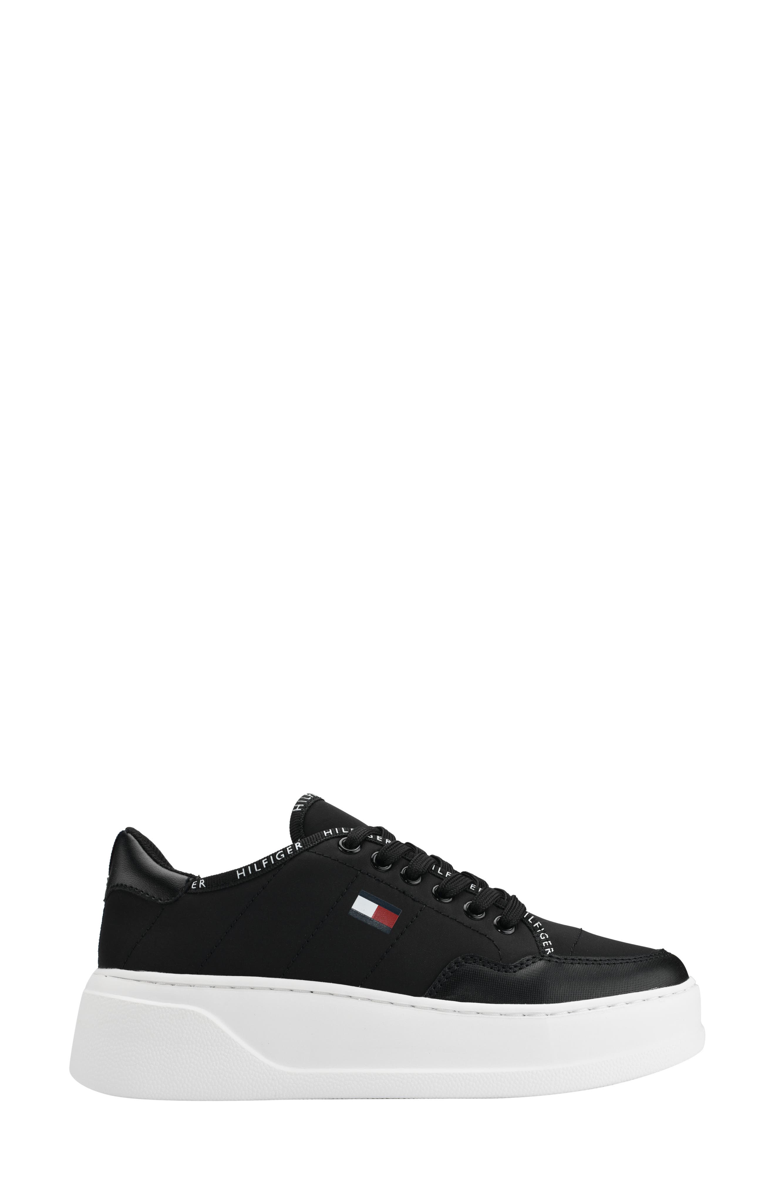 Tommy Hilfiger Grazie Platform Sneaker, Alternate, color, Black