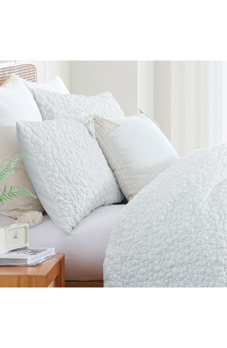 Peri Home Pinstripe Bow Accent Pillow, Alternate, color,