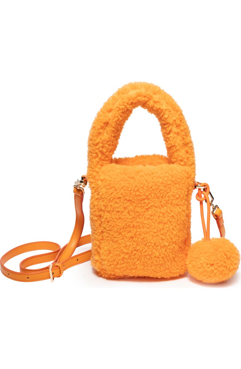 Eugenia Kim Tate Faux Shearling Crossbody Bag, Alternate, color,