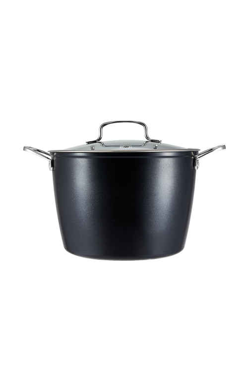 Cuisine::pro ® Green Stone™ 8.5 Qt. Stockpot With Lid In Black