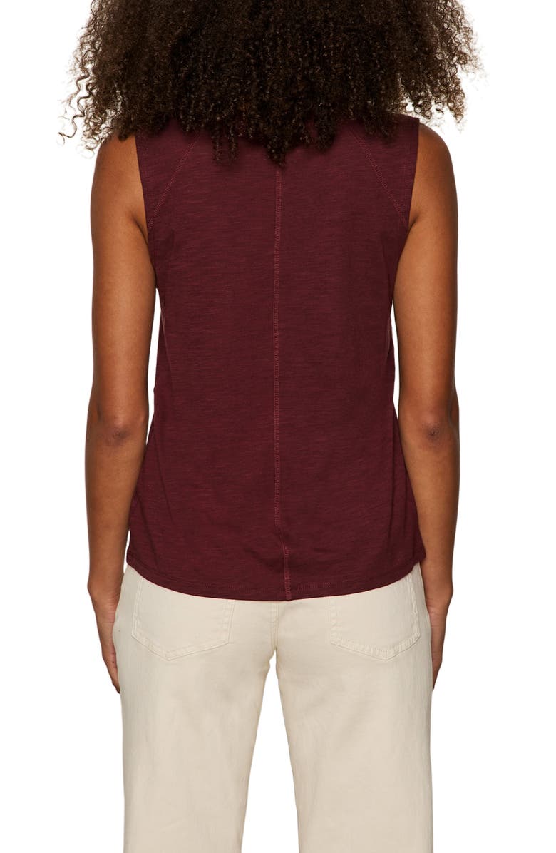 Sanctuary Nonstop Cotton Slub Tank, Alternate, color, Night Berry