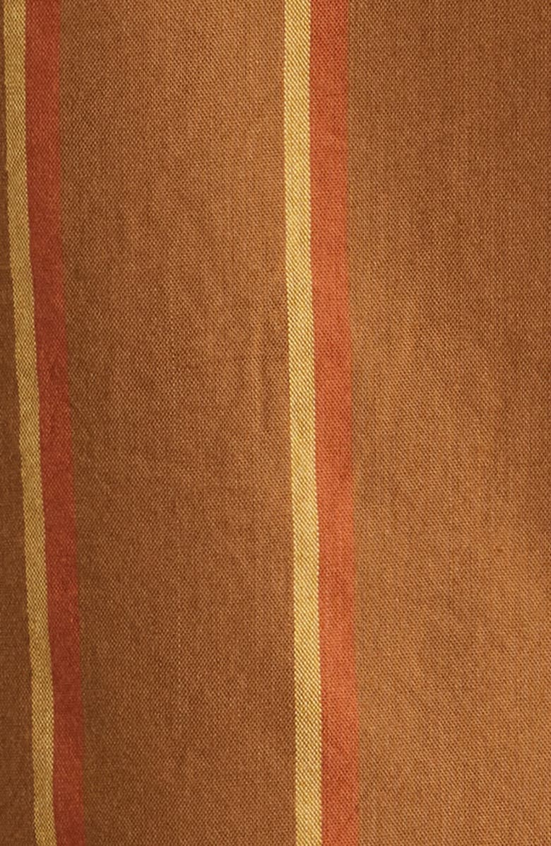 Brixton Cru Oxford Stripe Short Sleeve Cotton Blend Button-Up Shirt, Alternate, color, 