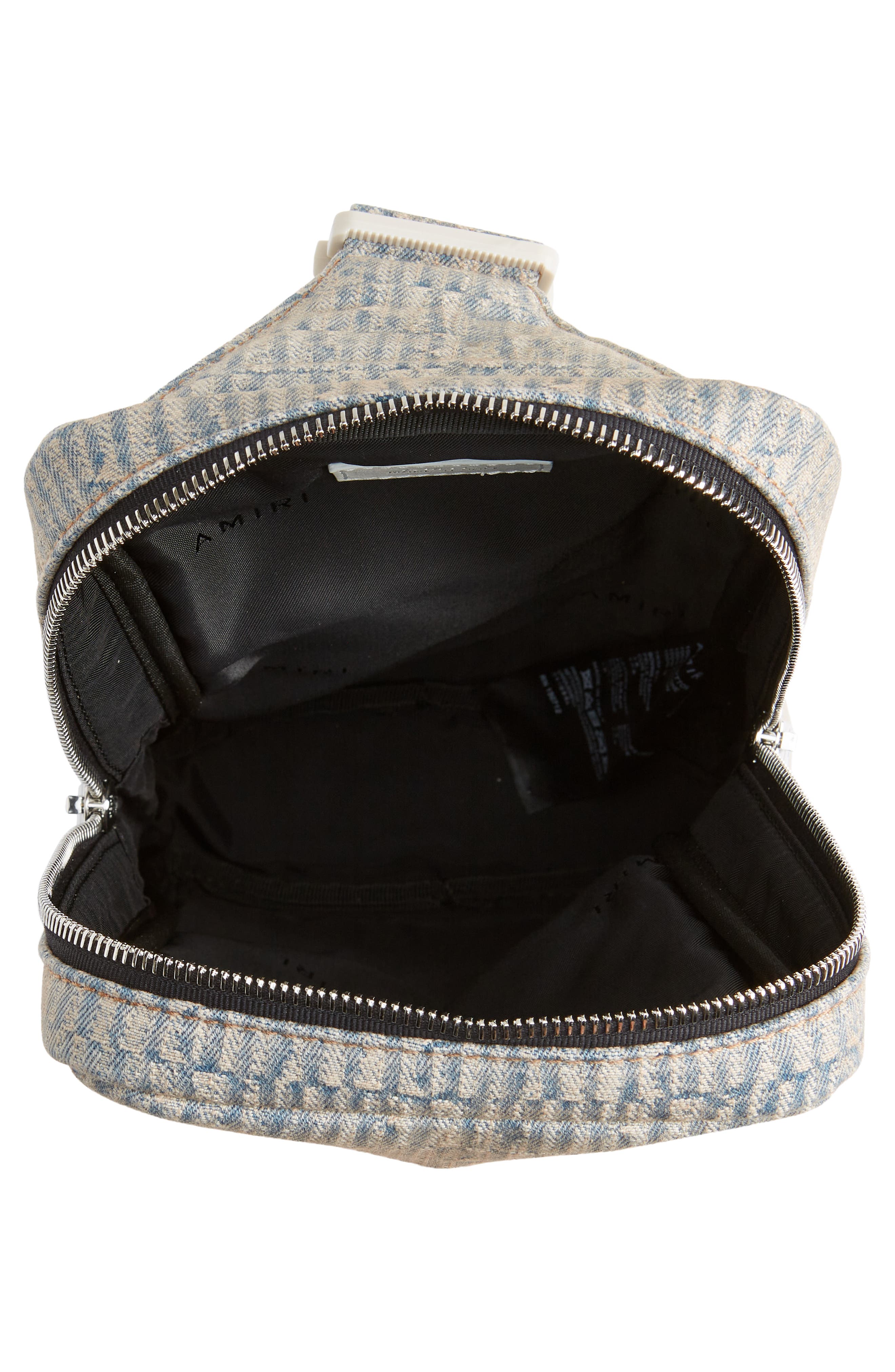 Logo Jacquard Denim Sling Bag, Alternate, color, CLAY INDIGO