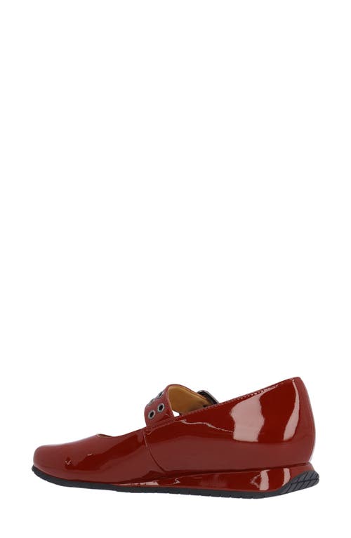 L'amour Des Pieds Tanzy Mary Jane Flat In Red