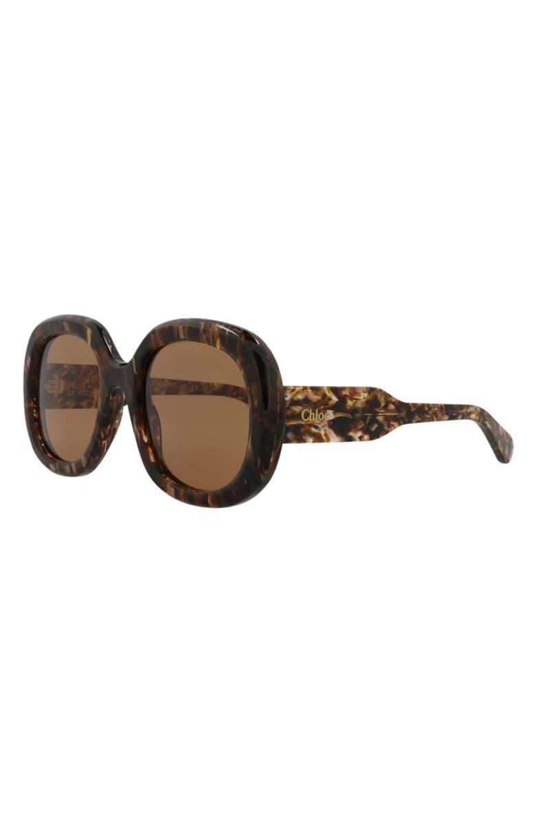 Chloé 54mm Square Sunglasses, Alternate, color, 