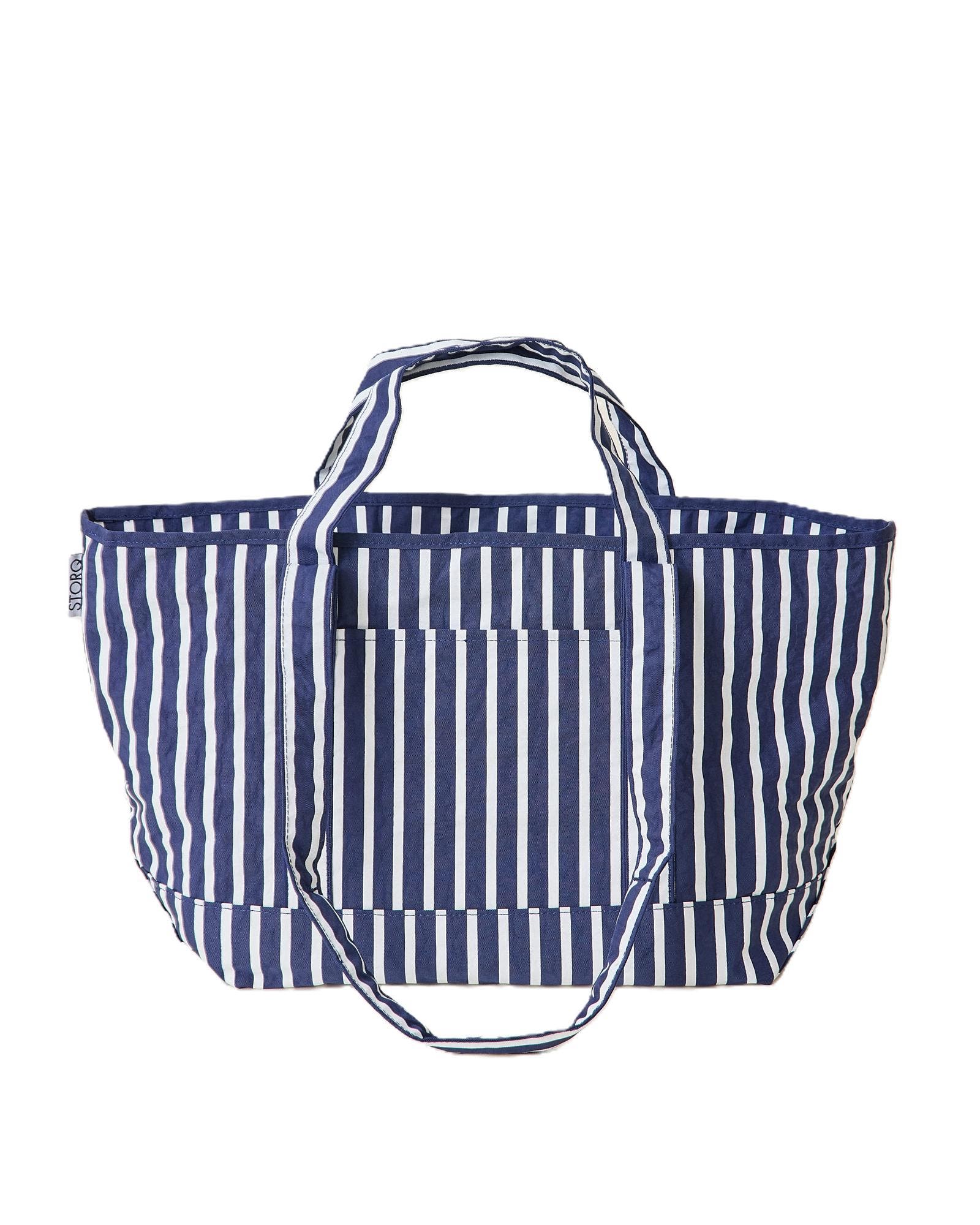Storq Packable Park Carryall, Alternate, color, Navy Stripe