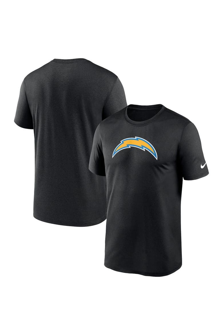 Men's Nike  Black Los Angeles Chargers Legend Logo Performance T-Shirt, Main, color, Black