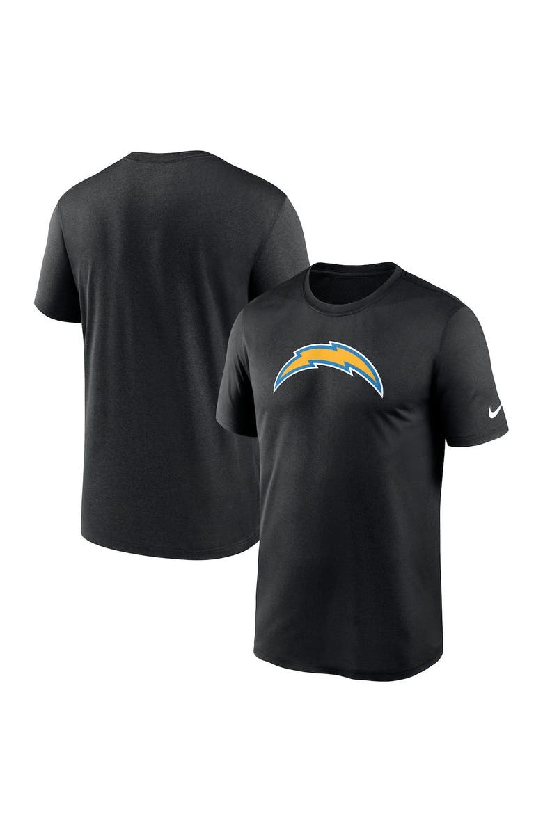 Nike Men's Nike  Black Los Angeles Chargers Legend Logo Performance T-Shirt, Main, color, Black