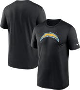 Nike Men's Nike  Black Los Angeles Chargers Legend Logo Performance T-Shirt