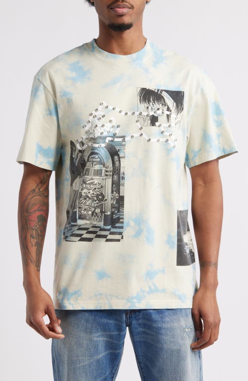 Icecream Dine & Dash Beaded Oversize Graphic T-shirt