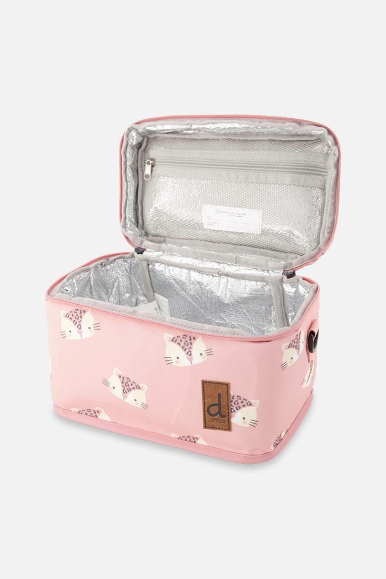 Leopard Charming Durable Everyday Lunch Box, Alternate, color, Pink Leopard Print