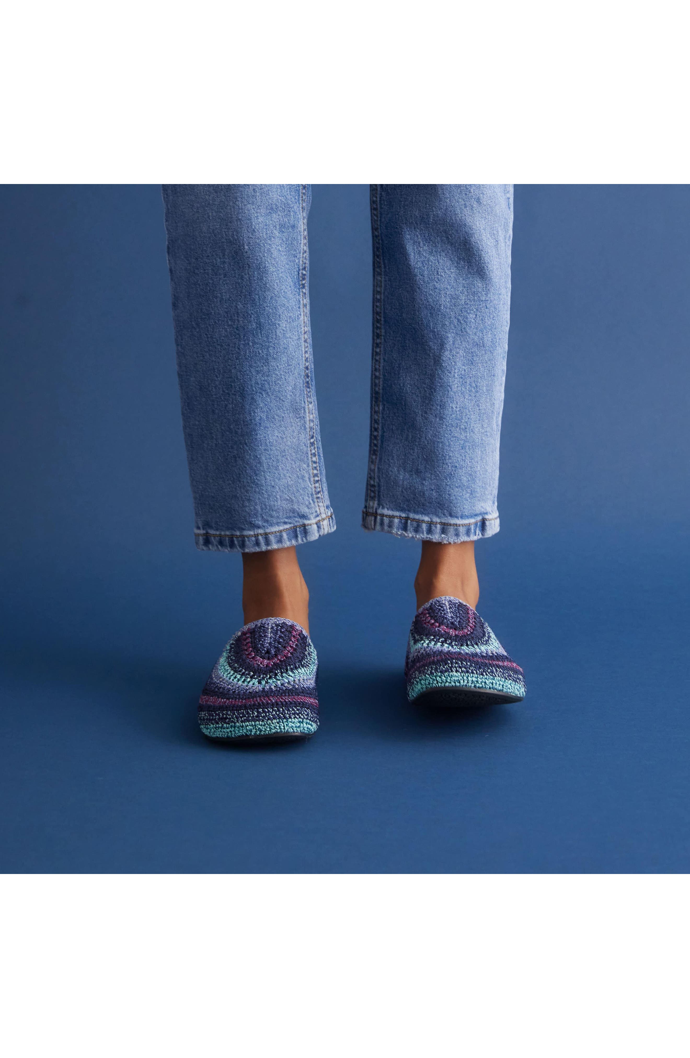 Bolinas Clog, Alternate, color, LAPIS STRIPE