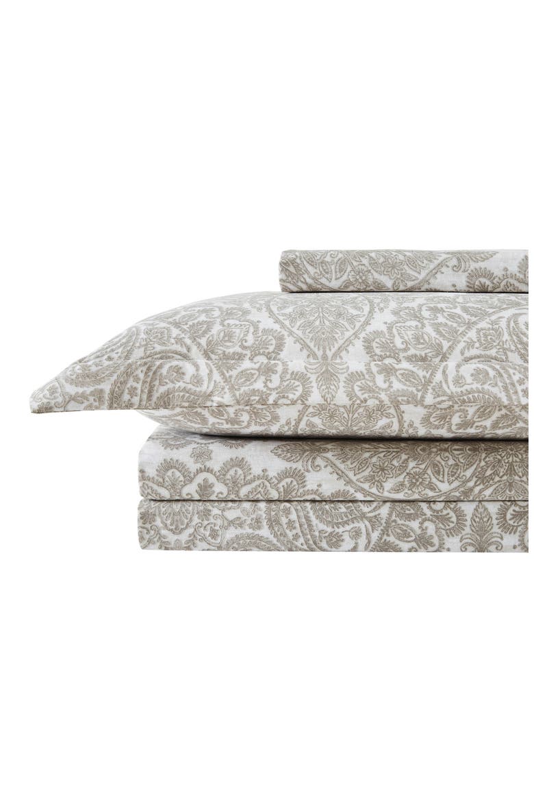 Ashanti Duvet Cover Set, Main, color, BONE