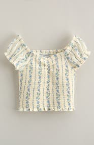 Nordstrom Kids' Floral Smocked Top