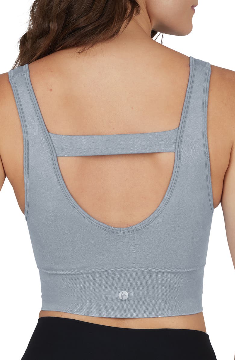 90 DEGREE BY REFLEX 2-Pack Bianca Stone Wash Seamless Tank, Alternate, color, Weathervane/ Crystal Gray