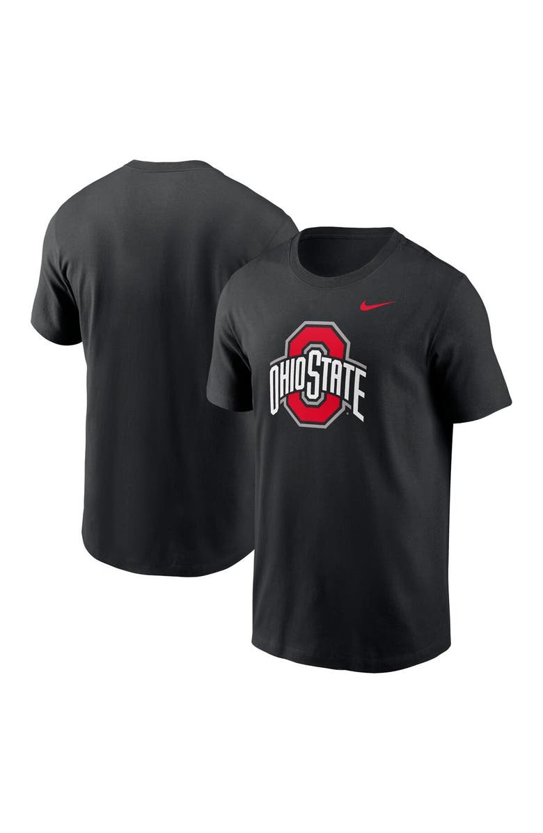 Nike Men's Nike Black Ohio State Buckeyes Primetime Evergreen Logo T-Shirt, Main, color, Black