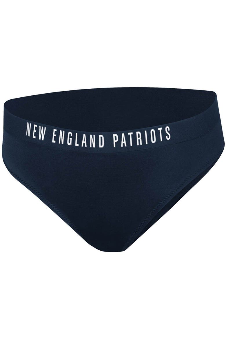 Women's G-III 4Her by Carl Banks Navy New England Patriots All-Star Bikini Bottom, Main, color, Navy