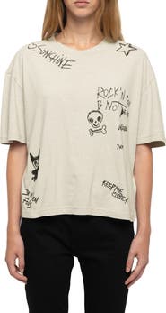 Zadig & Voltaire Taida Graphic Boxy T-Shirt