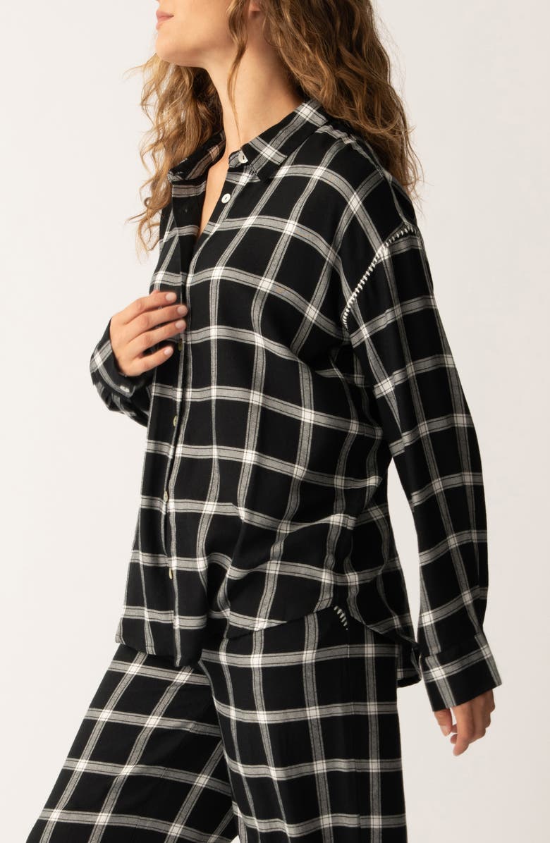 PJ Salvage Cozy & Chic Long Sleeve Pajama Top, Alternate, color, 