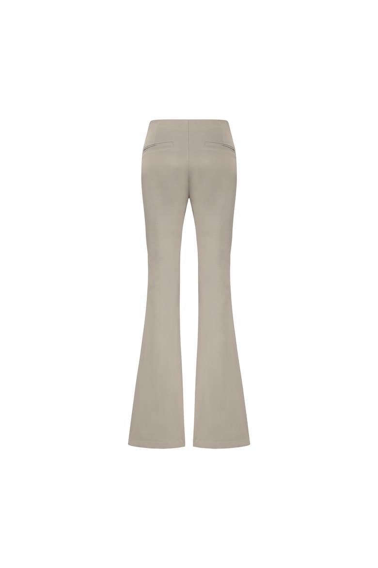Linen Blend Shiny Woven Pant, Alternate, color, BEIGE