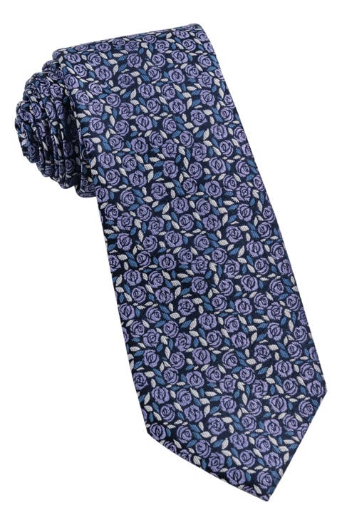Floral Silk Tie