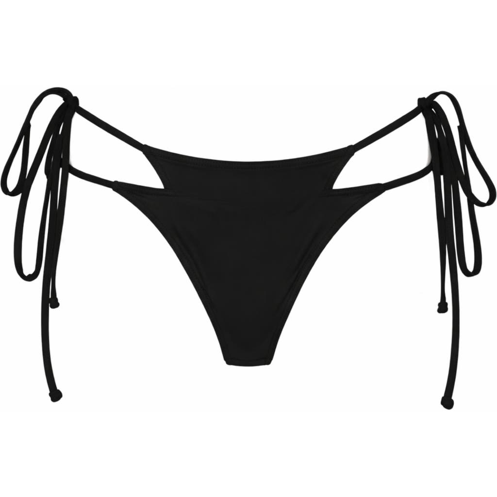 Ivy Swimwear Vesper Bikini Bottom in Black at Nordstrom, Size Small
