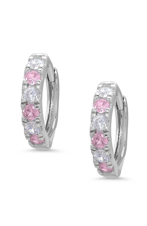 Kids' Cubic Zirconia Hoop Earrings