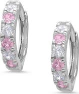 Lily Nily Kids' Cubic Zirconia Hoop Earrings